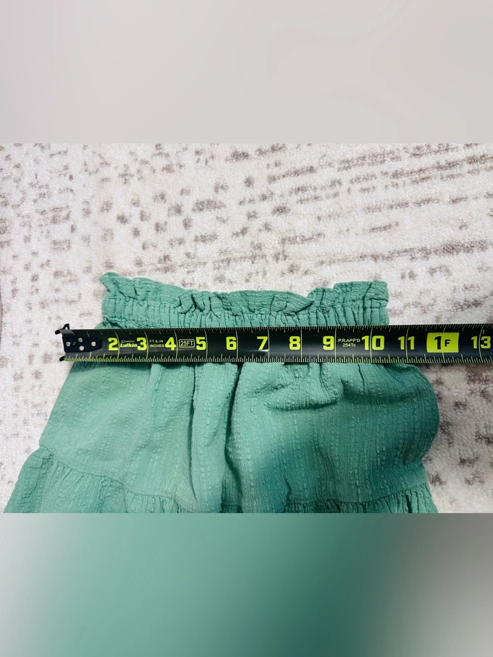 3 for $27 H&M Mint Green Tiered Smocked Waist Skirt